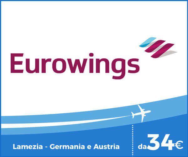 Eurowings voli Aeroporto Lamezia Terme - Germania e Austria